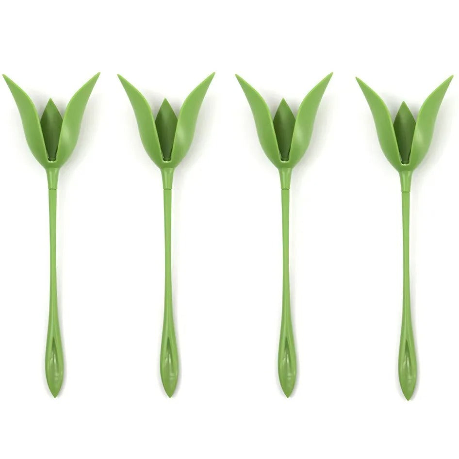 Flower-Shaped Napkin Holder Stems