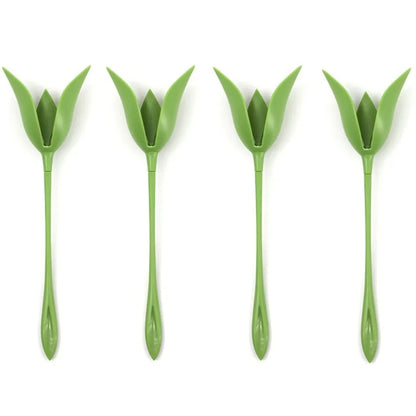 Flower-Shaped Napkin Holder Stems