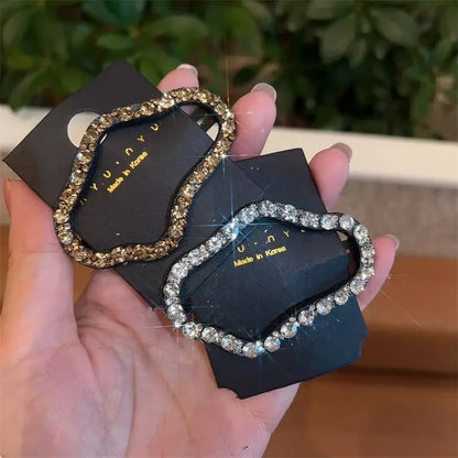 Women Hairpin Full Diamond Cloud Shaped